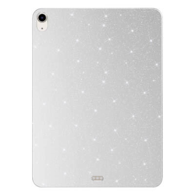 Apple iPad Air 10.9 2020 (4 Nesil) Simli Parlak Görünümlü Zore Tablet Koton Kılıf Gümüş