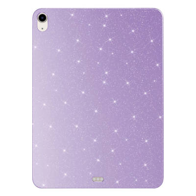 Apple iPad Air 10.9 2020 (4. Nesil) Simli Parlak Görünümlü Zore Tablet Koton Kılıf Lila