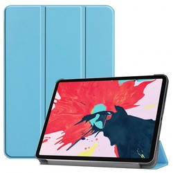 Apple iPad Air 10.9 2020 (4.Nesil) Zore Smart Cover Standlı 1-1 Kılıf Mavi