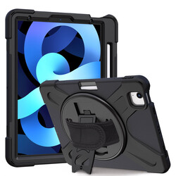 Apple iPad Air 10.9 2020 (4.Generation) Zore Defender Tablet Silicon Black