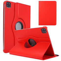 Apple iPad Air 10.9 2020 (4.Generation) Zore Rotatable Stand Case Red