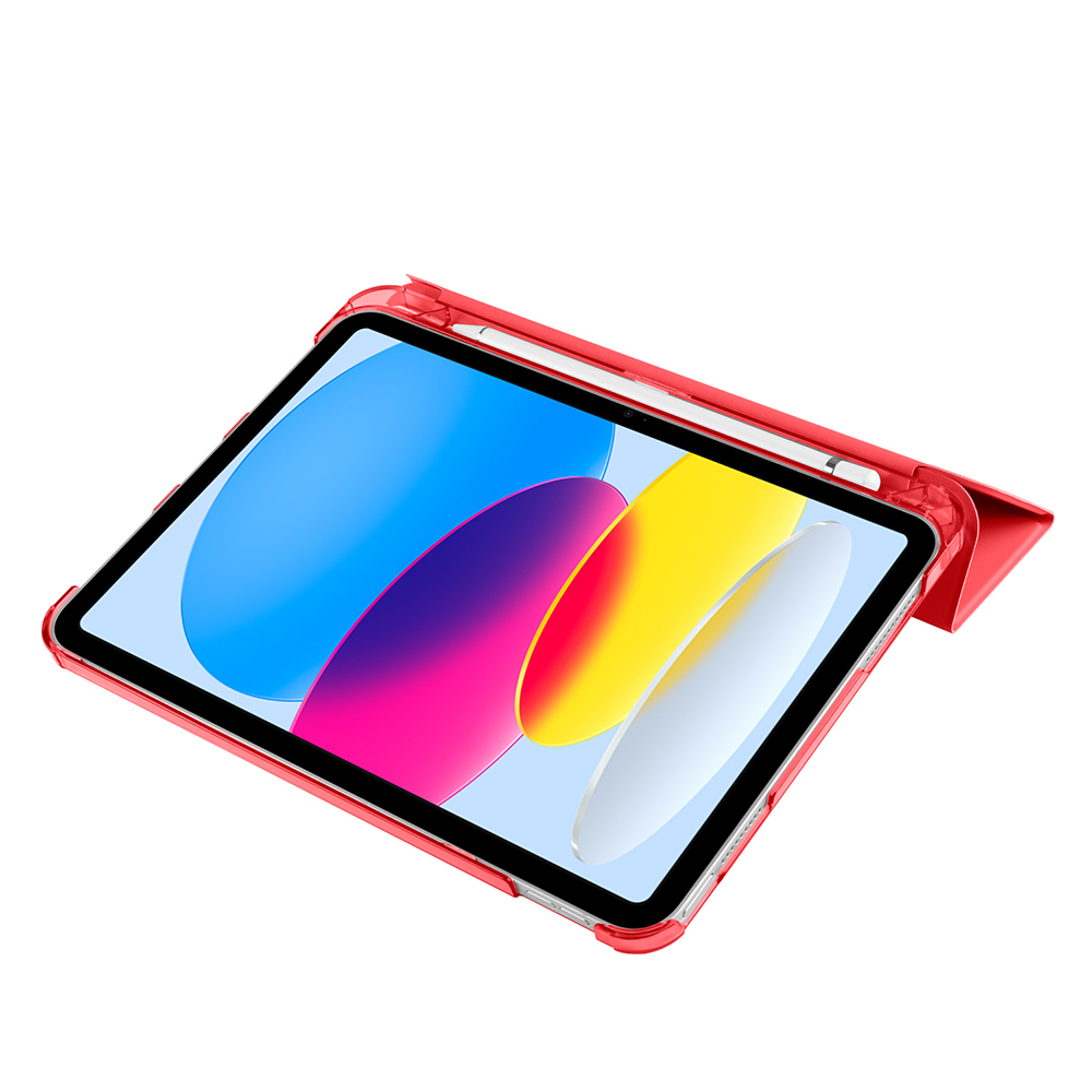 Apple iPad Air 10.9 2022 (10.Nesil) Zore Smart Cover Kalem Bölmeli Standlı 1-1 Kılıf - 47
