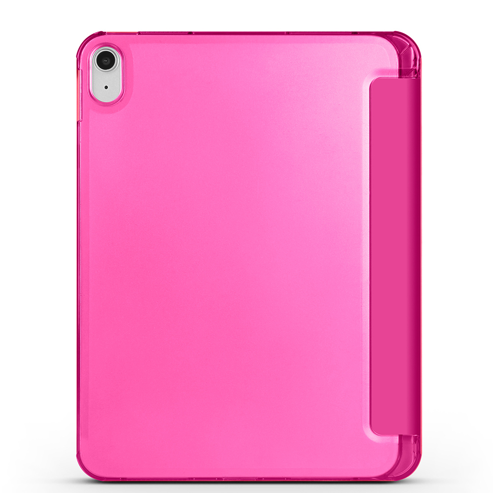 Apple iPad Air 10.9 2022 (10th Generation) Zore Smart Cover 1-1 Case with Pen Compartment Stand - 23