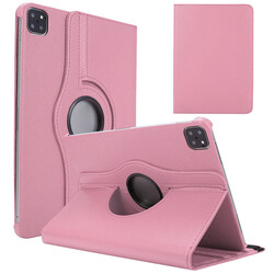 Apple iPad Air 10.9 2022 (5.Nesil) Zore Rotatable Stand Case Light Pink