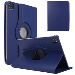 Apple iPad Air 10.9 2022 (5.Nesil) Zore Rotatable Stand Case Navy blue