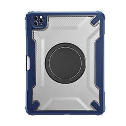 Apple iPad Air 11 2024 Wiwu Mecha Tablet Rotatable Stand Case Blue