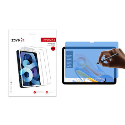 Apple iPad Air 11 2024 Zore Paper-Like Screen Protector Şeffaf