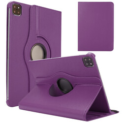 Apple iPad Air 11 2024 Zore Rotatable Stand Case Purple