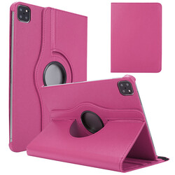 Apple iPad Air 11 2024 Zore Rotatable Stand Case Pink