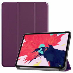 Apple iPad Air 11 2024 Zore Smart Cover 1-1 Case with Stand Purple