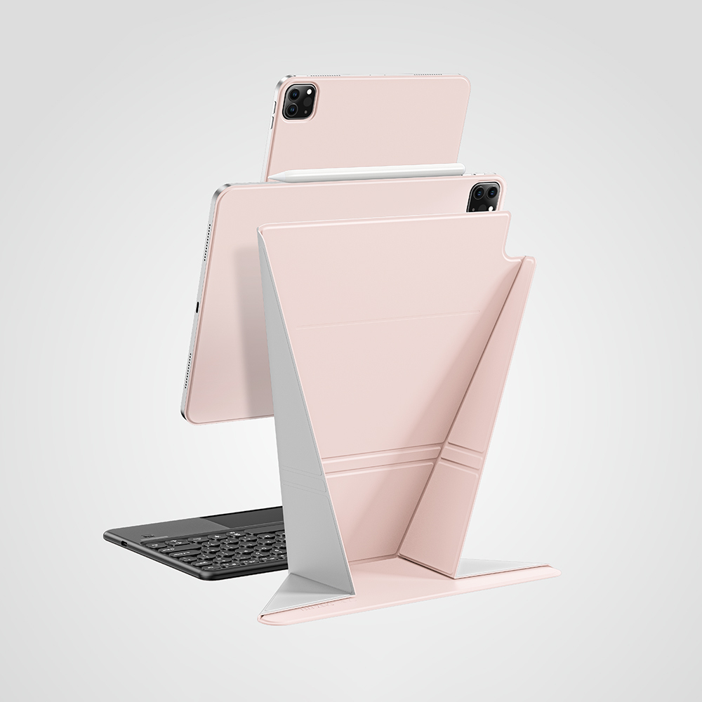 Apple iPad Air 11 2025 M3 Amazingthing Matte Pro Mag Folio Foldable Magnetic Stand Case - 18