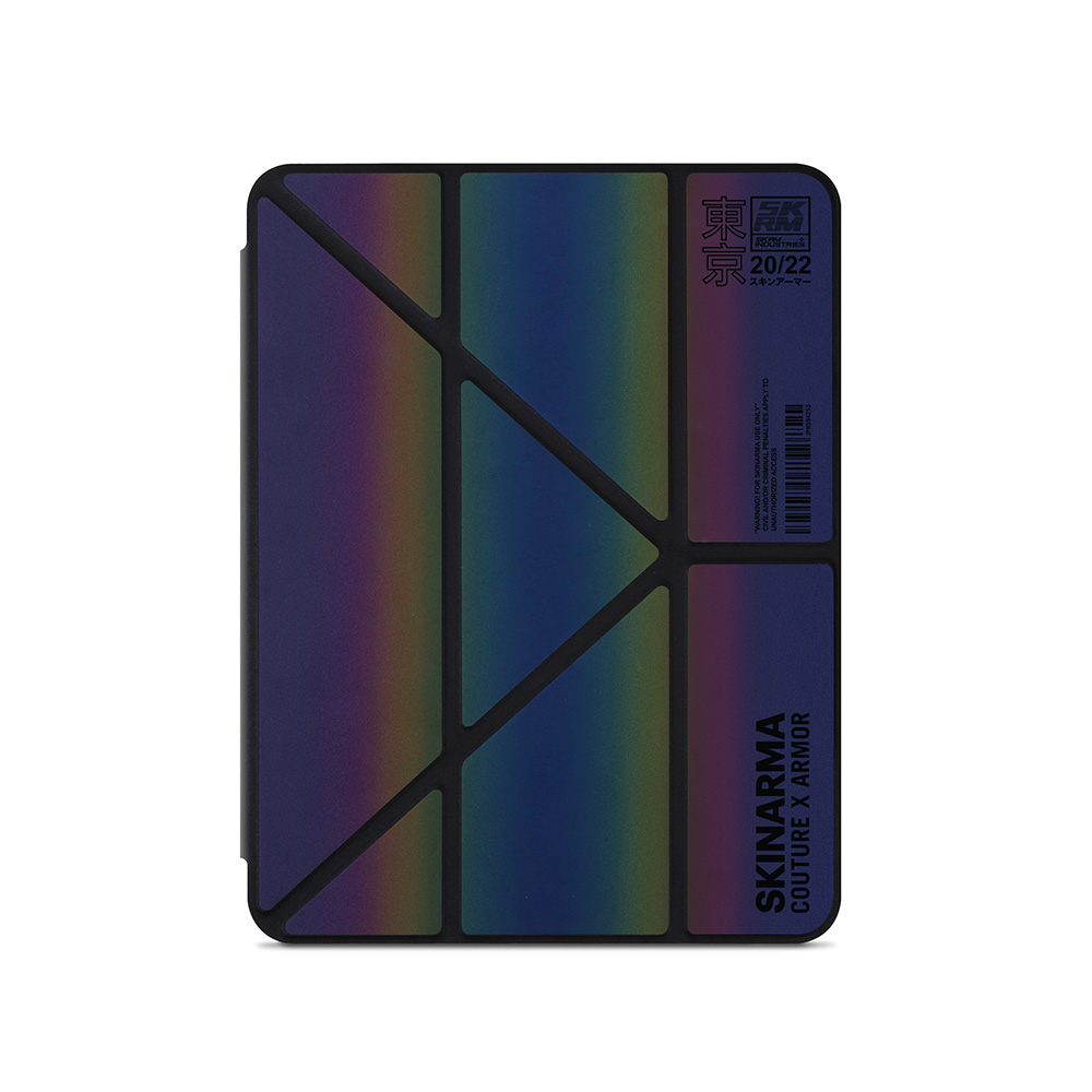 Apple iPad Air 11 2025 M3 Case SkinArma Holographic Design Transparent Back Removable Magnetic Kira Kobai Case - 2