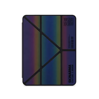 Apple iPad Air 11 2025 M3 Case SkinArma Holographic Design Transparent Back Removable Magnetic Kira Kobai Case Colorful