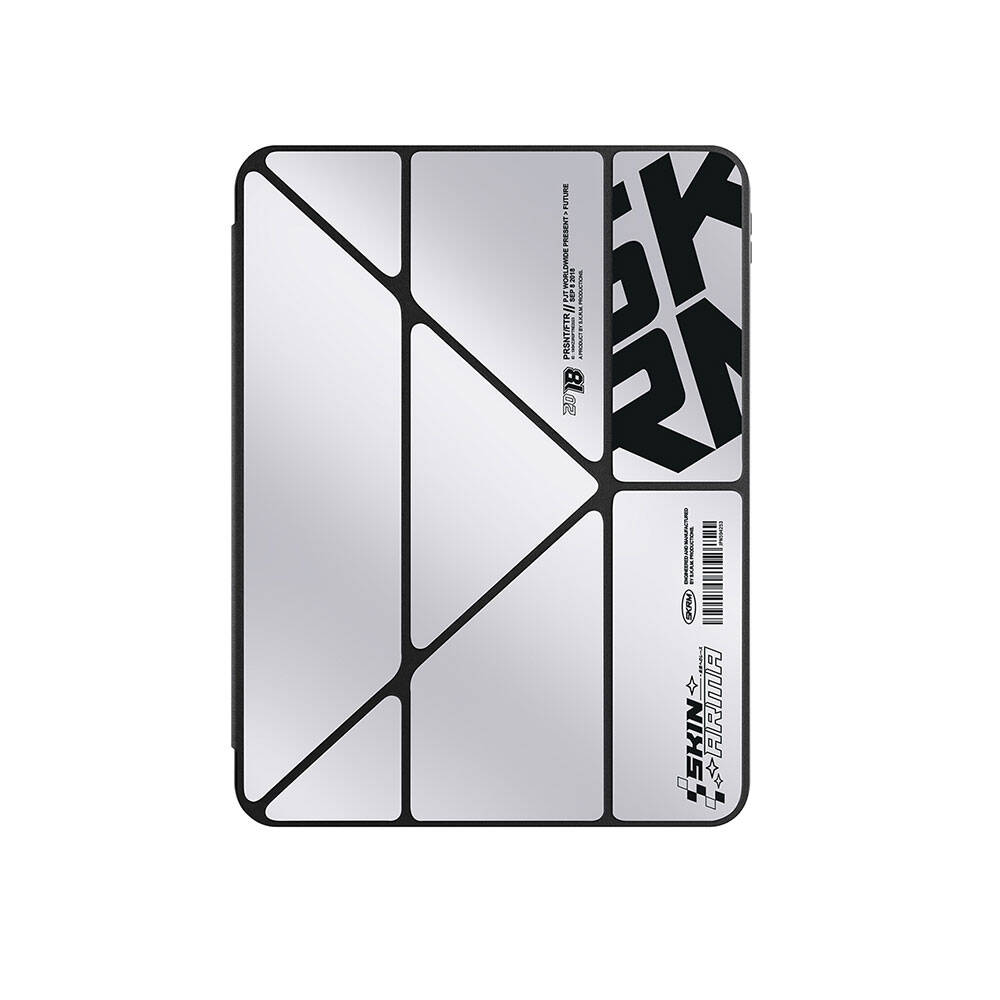 Apple iPad Air 11 2025 M3 Case SkinArma Holographic Design Transparent Back Removable Magnetic Kira Kobai Case - 4