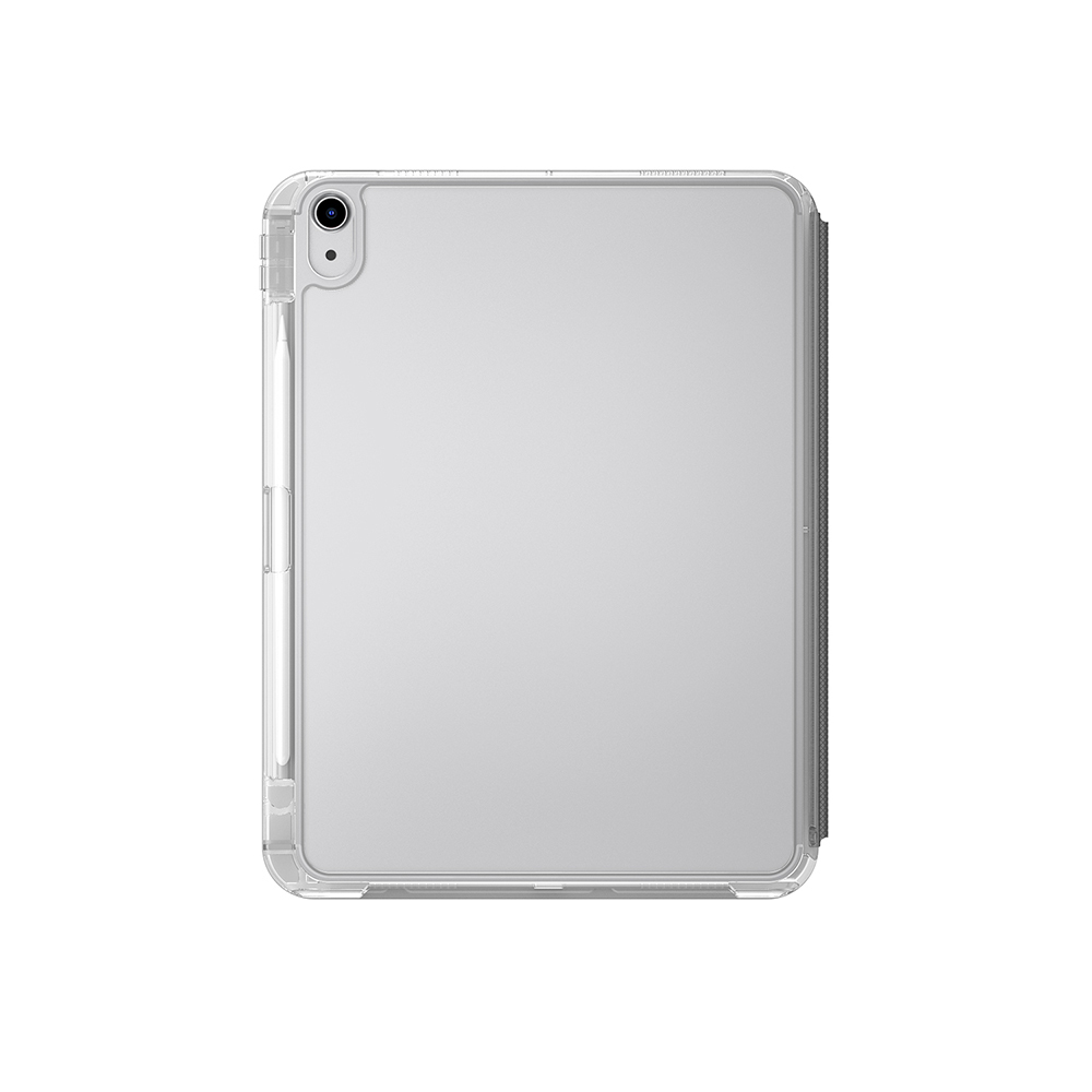 Apple iPad 11th Generation 2025 Case Skinarma with Pen Holder, Transparent Back Stand, Magnetic Zeta Case - 4