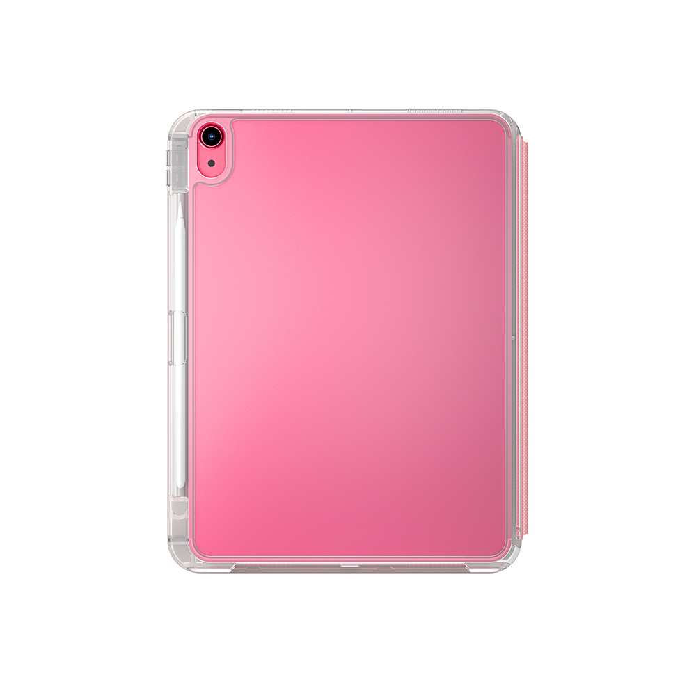 Apple iPad 11th Generation 2025 Case Skinarma with Pen Holder, Transparent Back Stand, Magnetic Zeta Case - 9