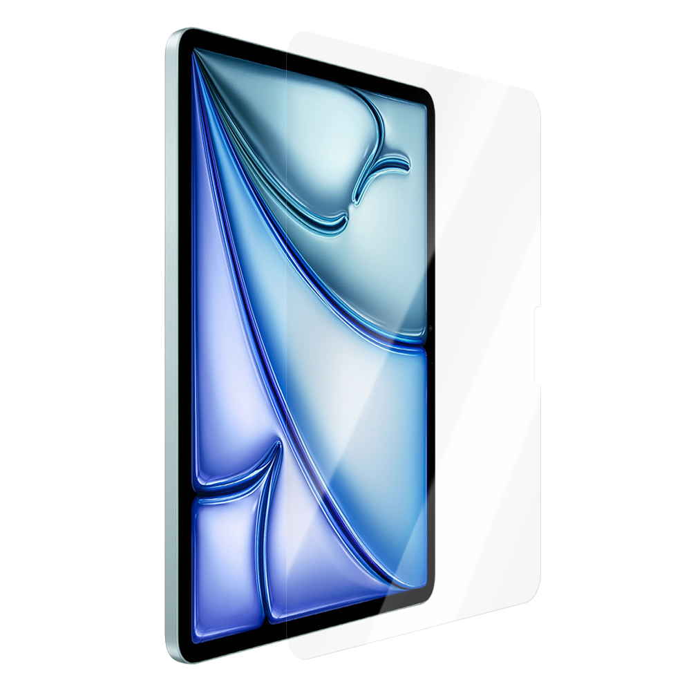 Apple iPad Air 13 2024 CaseWorld Steel Shield Series Tempered Glass Screen Protector + Application Tool - 4