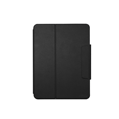 Apple iPad Air 13 2024 Raptic Spin Detachable Folio PU Ayrılabilir Kalem Bölmeli Standlı Kılıf Siyah