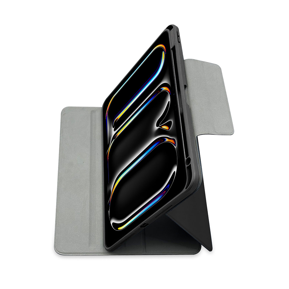 Apple iPad Air 13 2024 Raptic Spin Detachable Folio PU Stand Case with Detachable Pen Compartment - 9