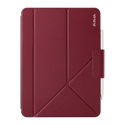 Apple iPad Air 13 2025 M3 Pitaka Folio 3 Kalem Bölmeli Standlı Kılıf Kırmızı