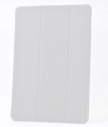 Apple iPad Mini 2 3 Zore Smart Cover Standlı 1-1 Kılıf Beyaz