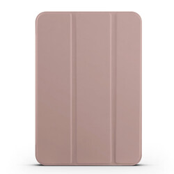 Apple iPad Mini 2021 (6.Generation) Zore Smart Cover Stand 1-1 Case Rose Gold