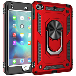 Apple iPad Mini 4 Kılıf Zore Tablet Vega Kapak Kırmızı