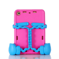 Apple iPad Mini 4 Zore Eva Boxer Tablet Silikon Pembe Koyu