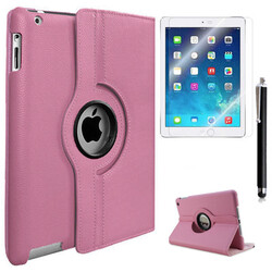 Apple iPad Mini 5 Zore Rotatable Stand Case Pink