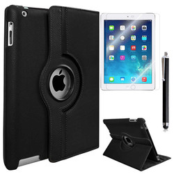 Apple iPad Mini 5 Zore Rotatable Stand Case Black