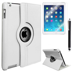 Apple iPad Mini 5 Zore Dönebilen Standlı Kılıf Beyaz