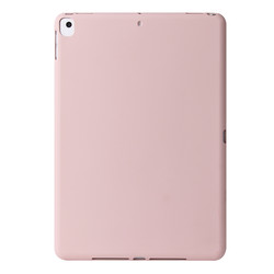 Apple iPad 10.2 (8.Nesil) Kılıf Zore Sky Tablet Silikon Pembe Açık
