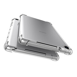Apple iPad Pro 10.5 (7.Nesil) Kılıf Zore Tablet Nitro Anti Shock Silikon Kapak Renksiz