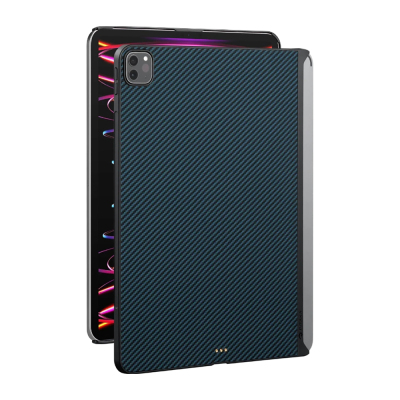 Apple iPad Pro 11 2020 (2nd Generation) Case Aramid Fiber Pitaka Ultra-Slim Classic Series Tablet Cover Blue