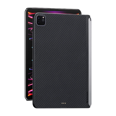 Apple iPad Pro 11 2020 (2nd Generation) Case Aramid Fiber Pitaka Ultra-Slim Classic Series Tablet Cover Black