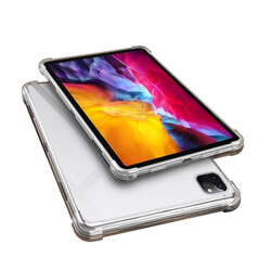 Apple iPad Pro 11 2020 (2.Nesil) Kılıf Zore Tablet Nitro Anti Shock Silikon Kapak Renksiz