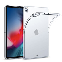 Apple iPad Pro 11 2020 (2.Nesil) Kılıf Zore Tablet Süper Silikon Kapak Renksiz