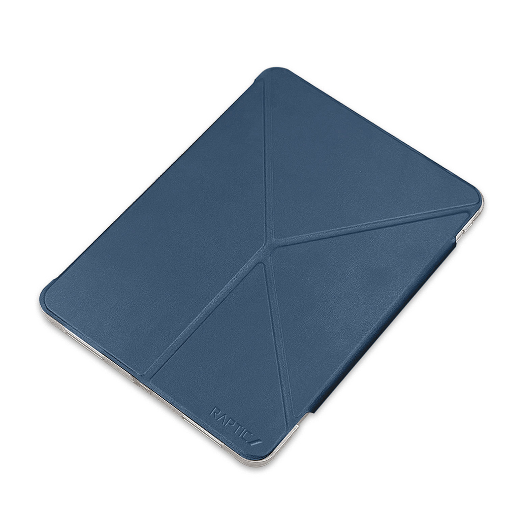 Apple iPad Pro 11 2024 Raptic Clear Folio Airbagli Şeffaf Kapaklı Katlanabilir Standlı Kılıf - 20