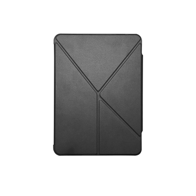 Apple iPad Pro 11 2024 Raptic Clear Folio Transparent Cover with Airbag Foldable Stand Case Black