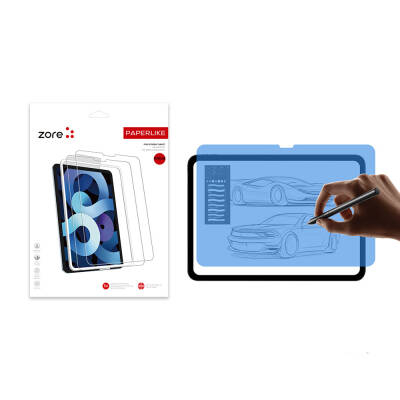 Apple iPad Pro 11 2024 Zore Paper-Like Screen Protector Şeffaf