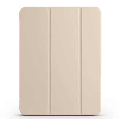 Apple iPad Pro 11 2024 Zore Smart Cover Kalem Bölmeli Standlı 1-1 Kılıf Gold