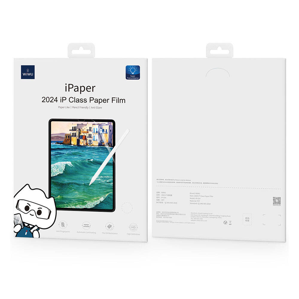 Apple iPad Pro 11 2025 5M Kağıt Hisli Wiwu iPaper Like Tablet Ekran Koruyucu - 9
