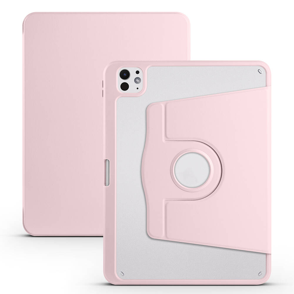 Apple iPad Pro 11 2025 M5 Case Zore Thermal Pen Compartment Rotating Stand Case - 7