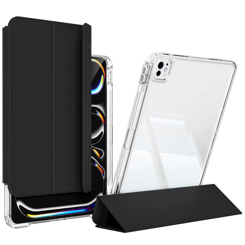 ​​​Apple iPad Pro 11 2025 M5 Kılıf Magnetik Ayrılabilen Airbagli Zore Sliding Tablet Kılıfı - 2