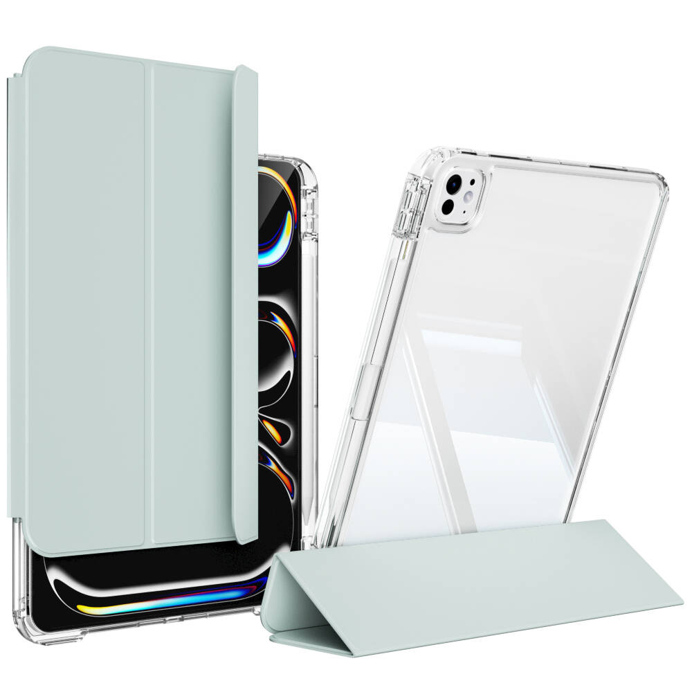 ​​​Apple iPad Pro 11 2025 M5 Kılıf Magnetik Ayrılabilen Airbagli Zore Sliding Tablet Kılıfı - 6