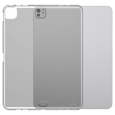 Apple iPad Pro 11 2025 M5 Kılıf Zore Tablet Süper Silikon Kapak Şeffaf