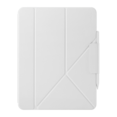 Apple iPad Pro 11 2025 M5 Pitaka Folio 3 Kalem Bölmeli Standlı Kılıf Beyaz