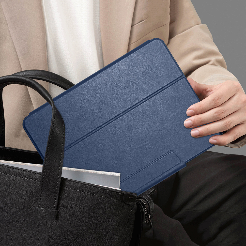 Apple iPad Pro 11 2025 M5 Raptic Spin Detachable Folio PU Ayrılabilir Kalem Bölmeli Standlı Kılıf - 23