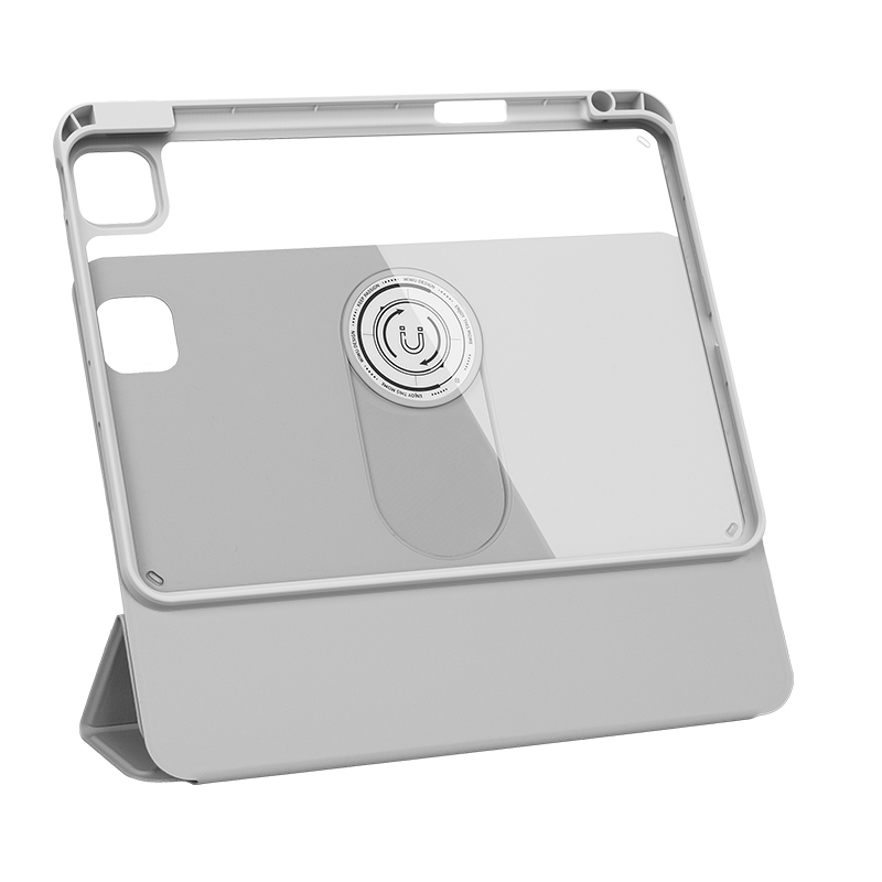 Apple iPad Pro 11 2025 M5 Wiwu 360° Dönebilen Standlı Magnetik Koruyucu Tablet Kılıfı - 14