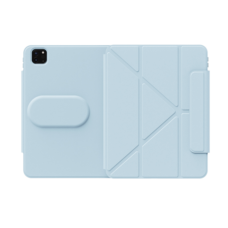 Apple iPad Pro 11 2025 M5 Wiwu 360° Dönebilen Standlı Magnetik Koruyucu Tablet Kılıfı - 22